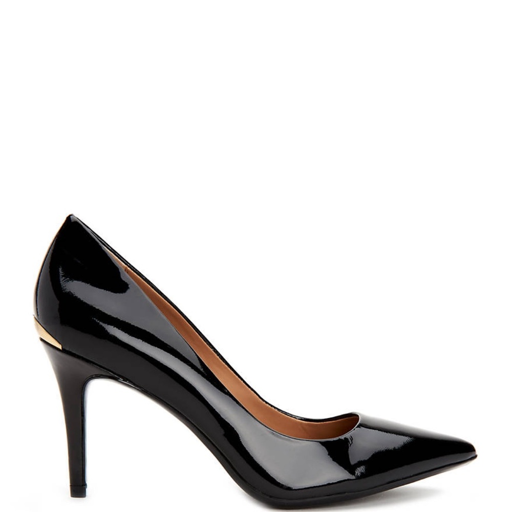 Calvin Klein Black Patent Heels